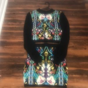 Bebe skirt set price firm